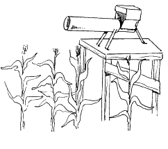 Figure 15. Propane exploders may be useful in scaring elk away from particular areas.