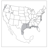 Figure 2. Range of the nutria introduced in North America.